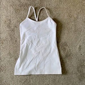 White lululemon tank top